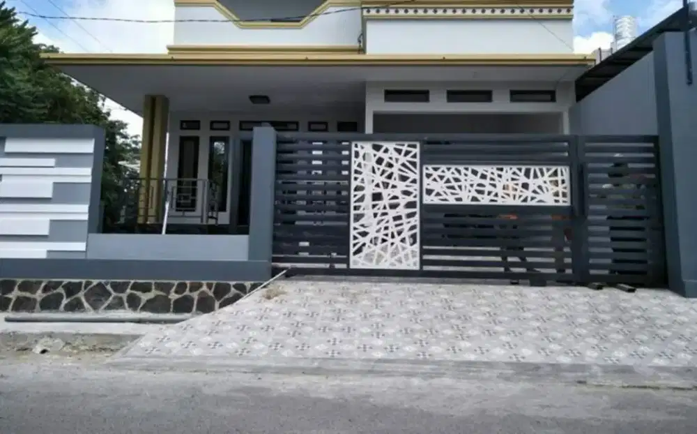 Bengkel las Lampung tralis kanopi pintu pagar gerbang tangga