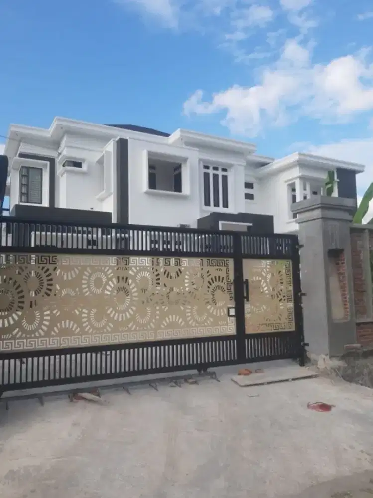 Bengkel las Lampung tralis kanopi pintu pagar gerbang tangga