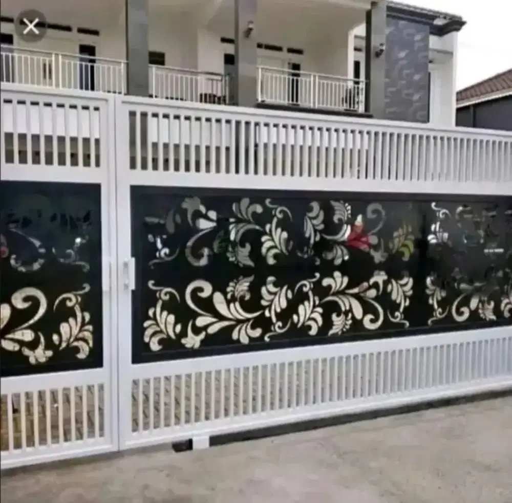 Bengkel las Lampung tralis kanopi pintu pagar gerbang tangga