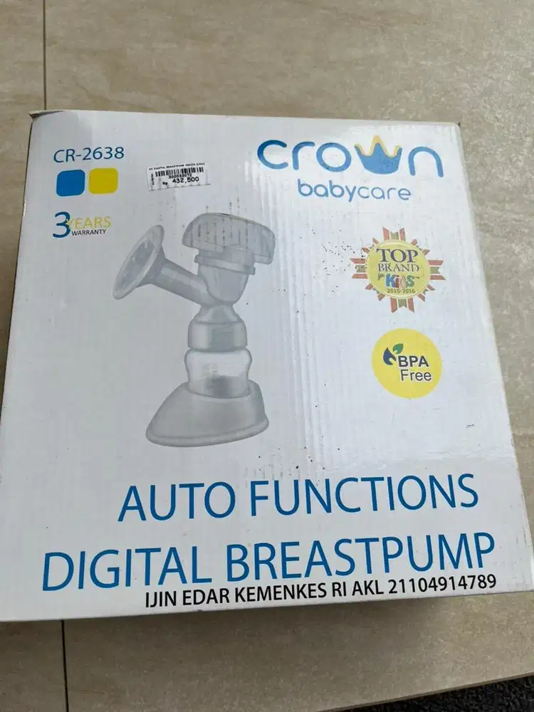 Pompa asi crown babycare CR-2638 Masih Bagus