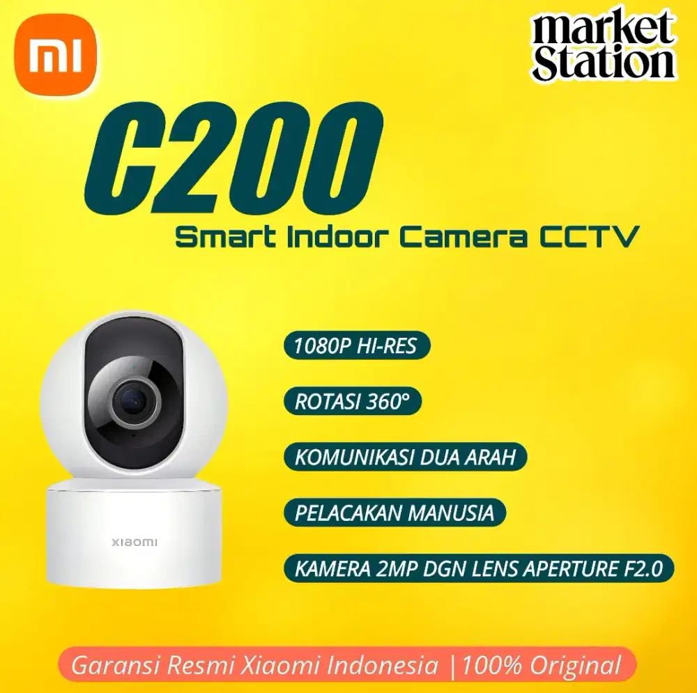 XIAOMI CCTV CAMERA C200 WIFI GARANSI RESMI