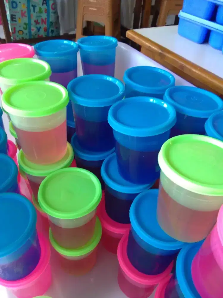 50 Gelas Plastik + Tutup Second