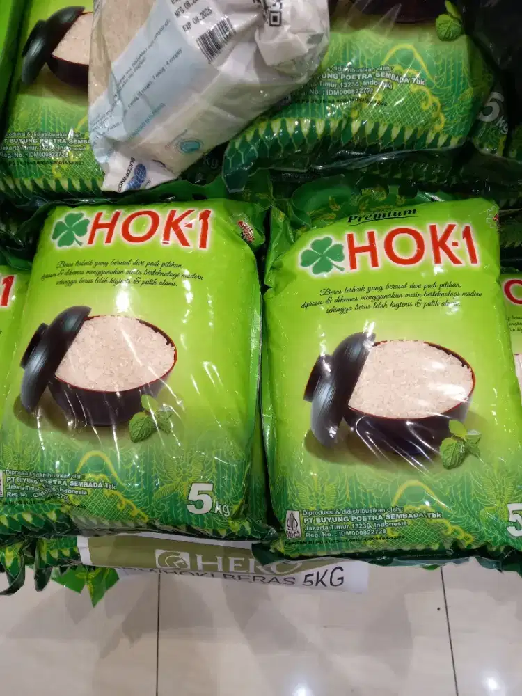 JUAL BERAS HOKI Dari Cap Topi Koki 5KG