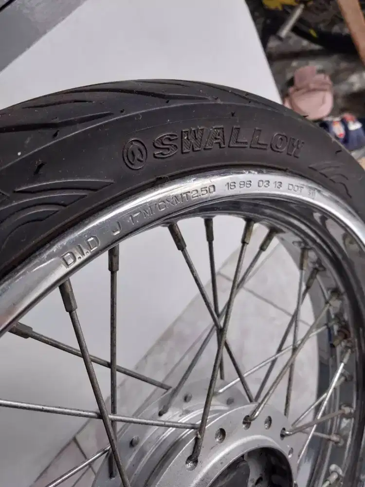 Velg DID jari + BAN swallow R17