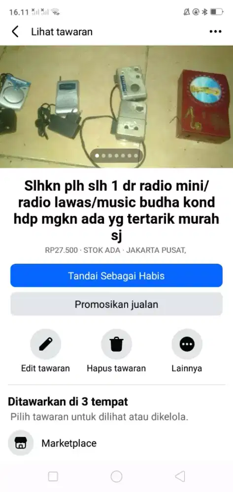 Slhkn plh slh 1 dr audio radio atau sblh nya murah sj cpt dpt yah