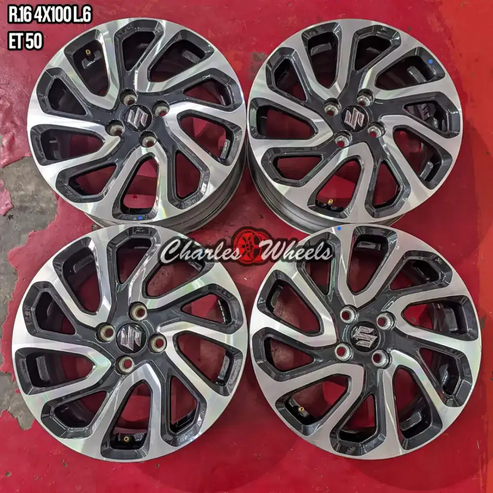 Jual velg oem baleno r16 4x100 jazz brio agya ayla yaris dll