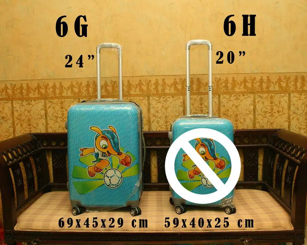 Koper  Polo Winstar fiber 4 roda putar 24 inci world cup 2014 mascot F