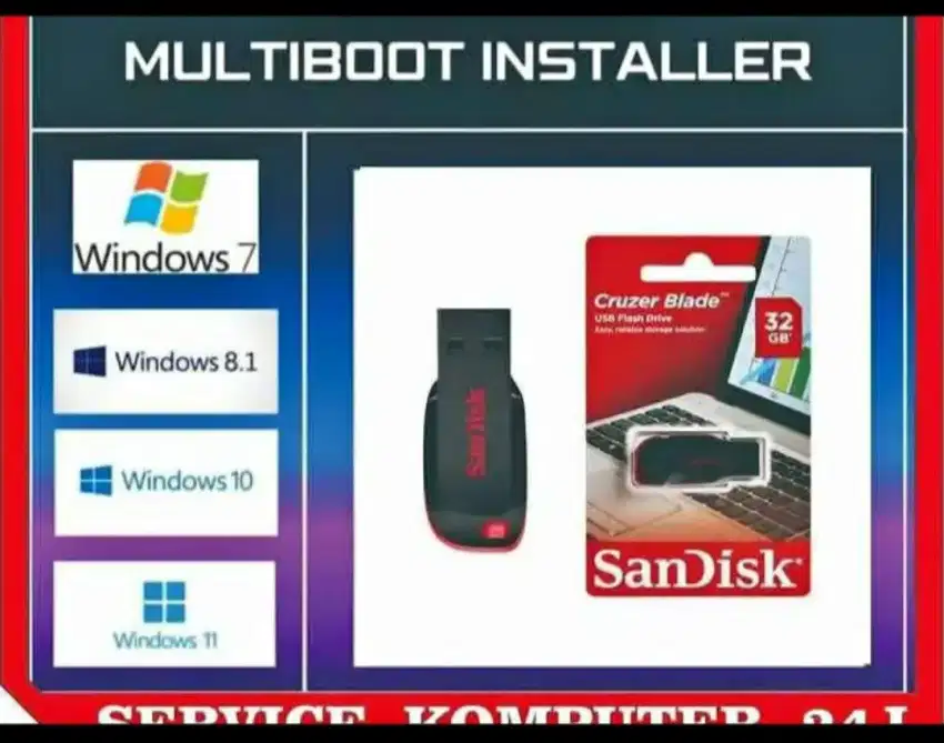 Flashdisk installer bisa request