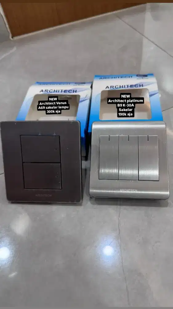 Cetekan lampu architec