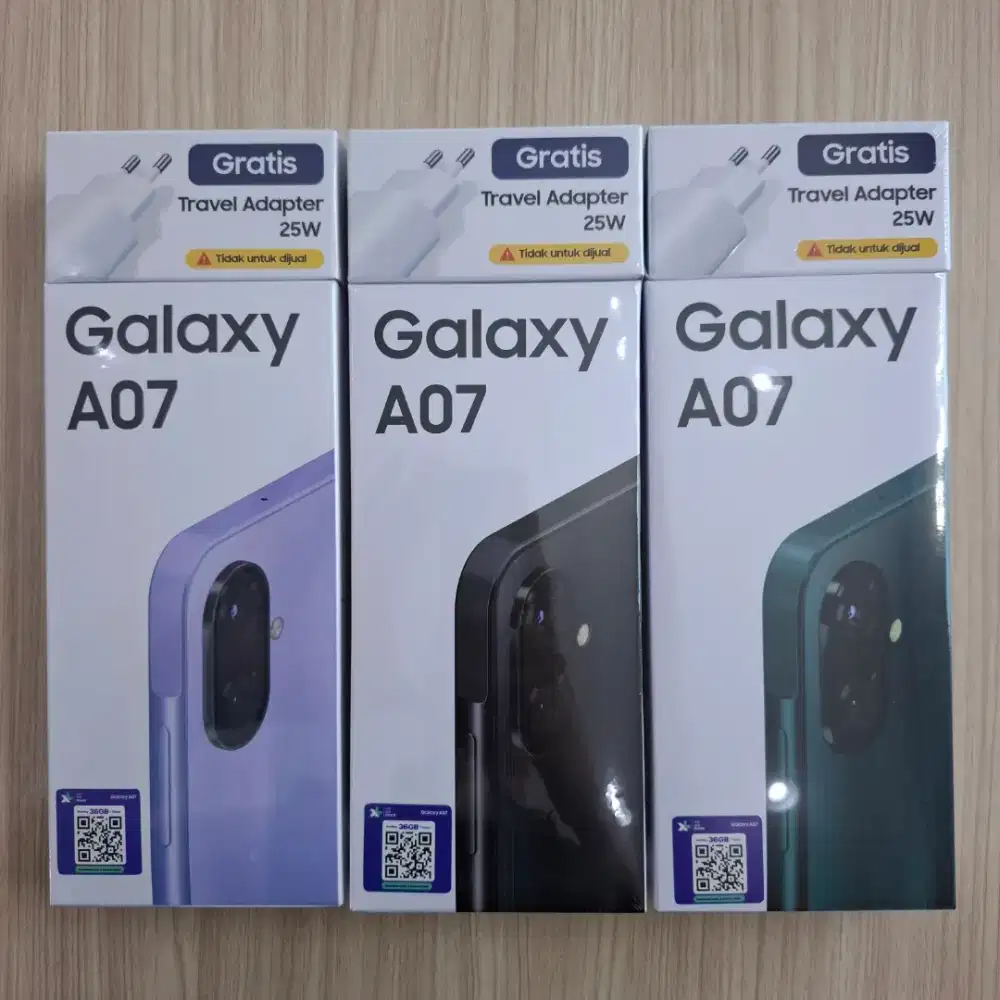 NEW Samsung A07 4/128garansi resmi promo