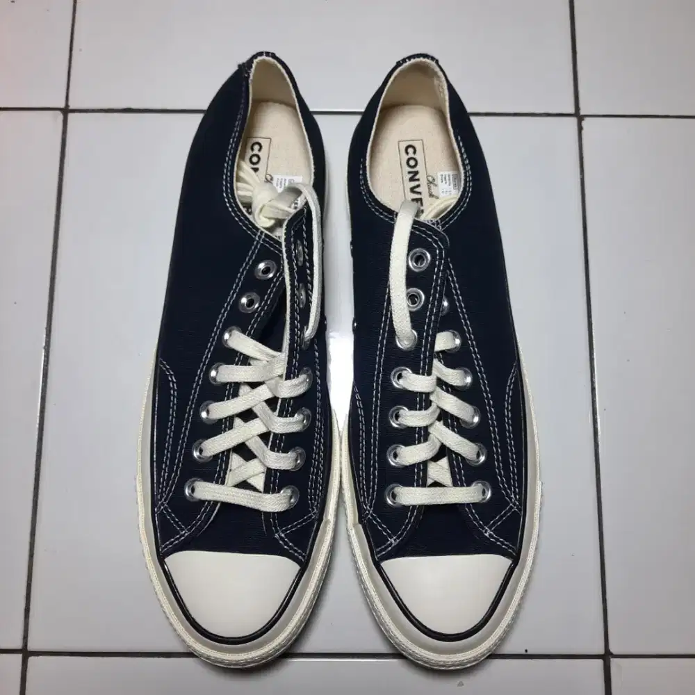 Sepatu Converse Chuck 70 OX - Black Original BARU