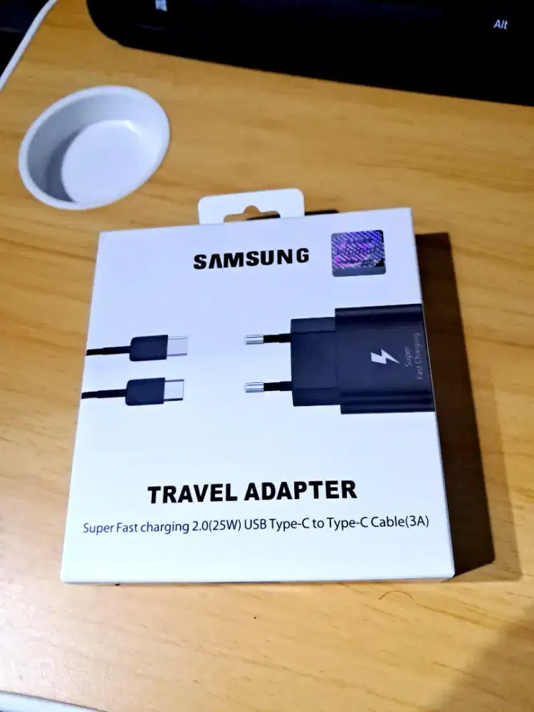 Cas Charger Samsung Ori 25 Watt Super Fast Charging