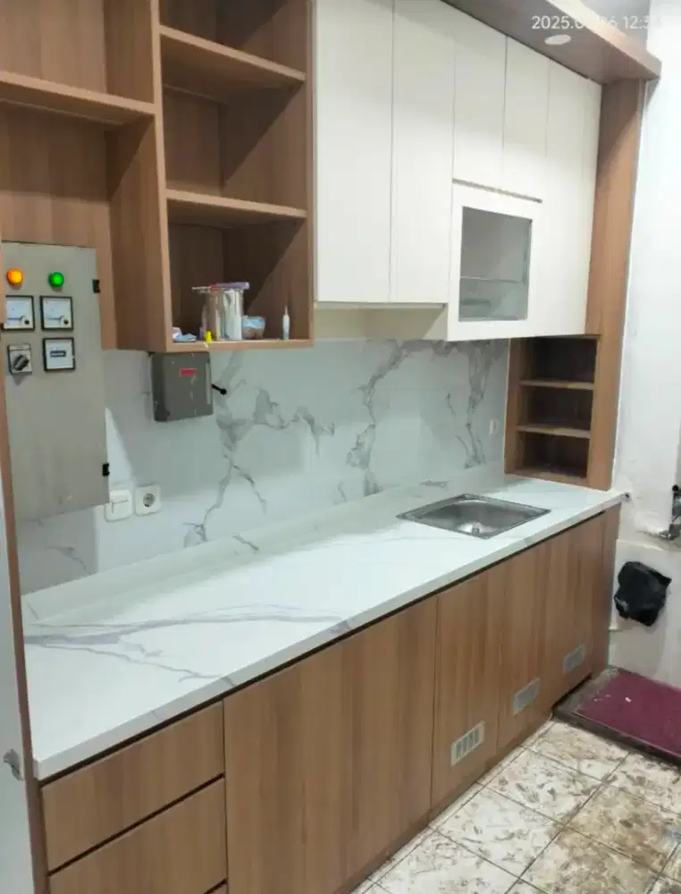 Top meja dapur granite quwadra