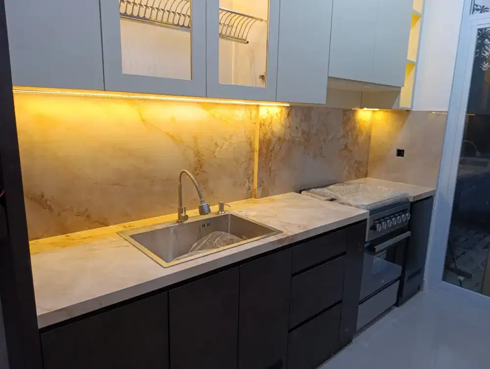 Top meja dapur  granit quwadra