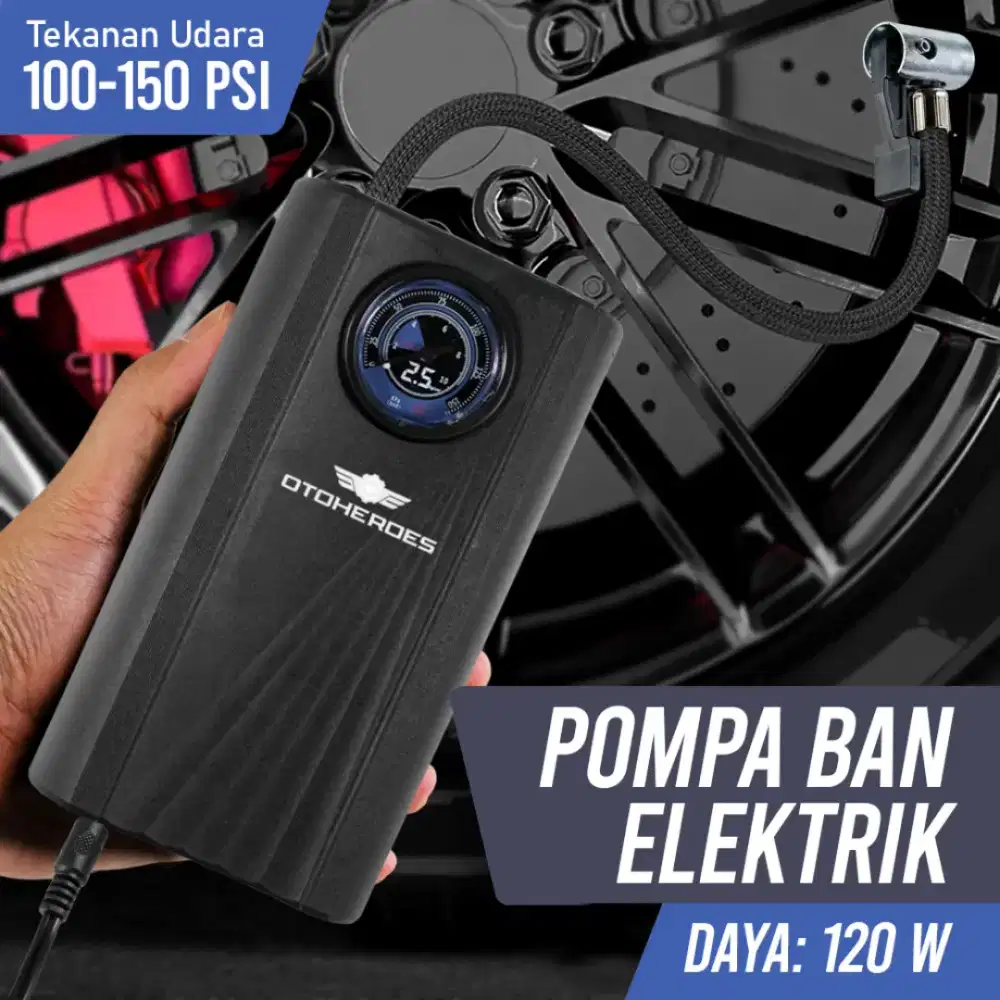 Kompresor Pompa Ban Mobil Elektrik