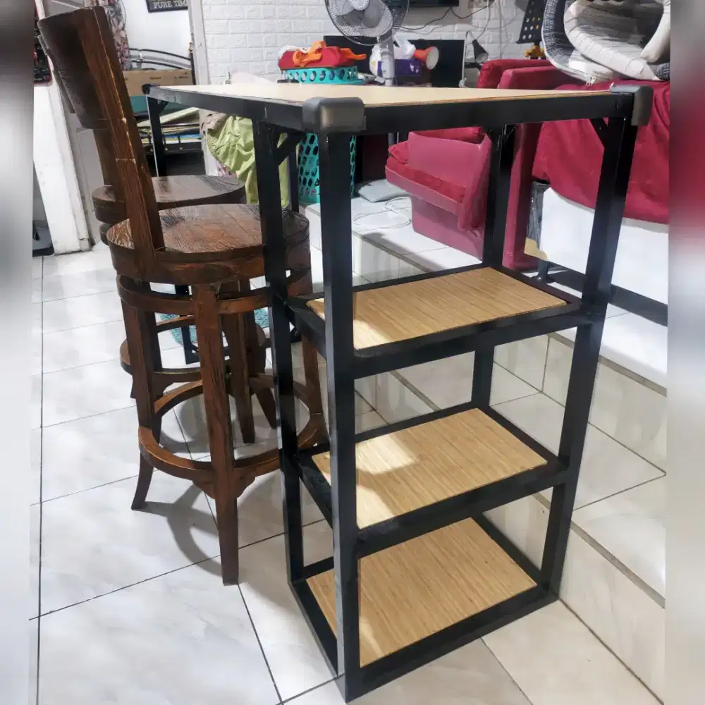 Meja Bar Meja Makan Meja Kerja Meja Serbaguna Besi Hollow Multiplex