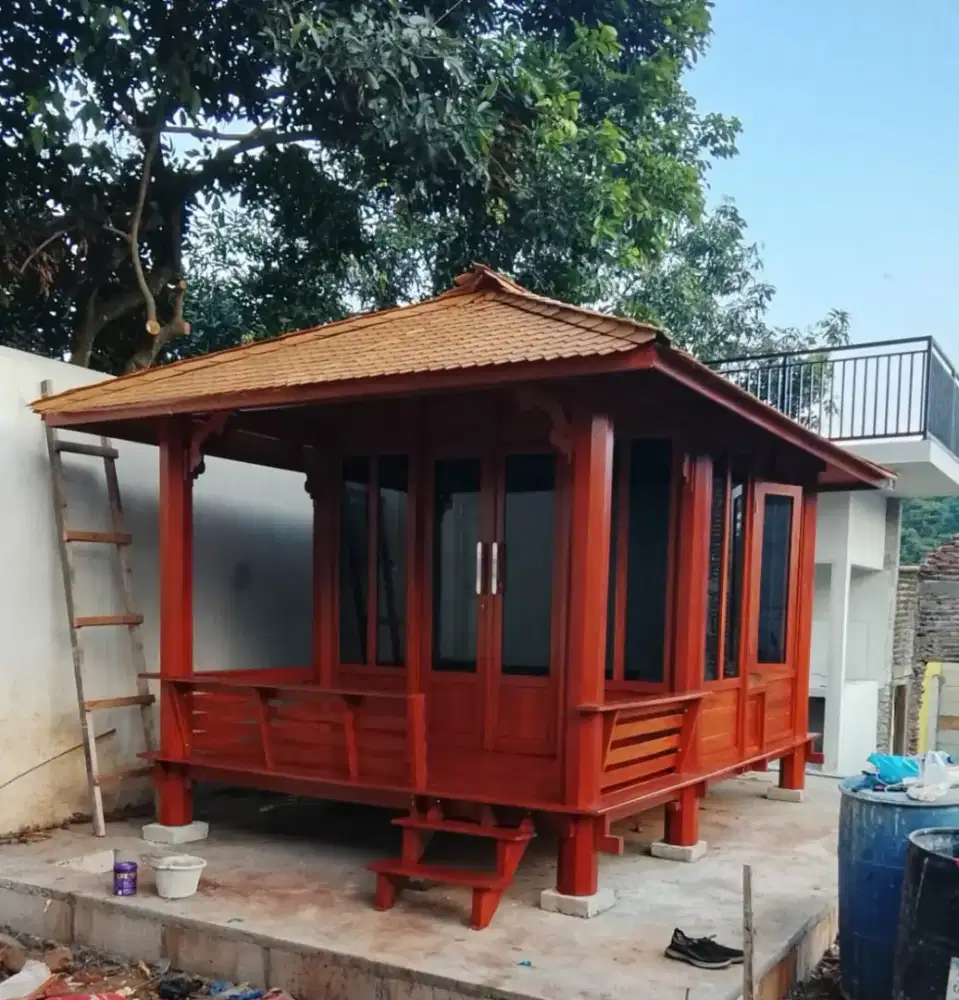 Gazebo rumah minimalis 4x3m