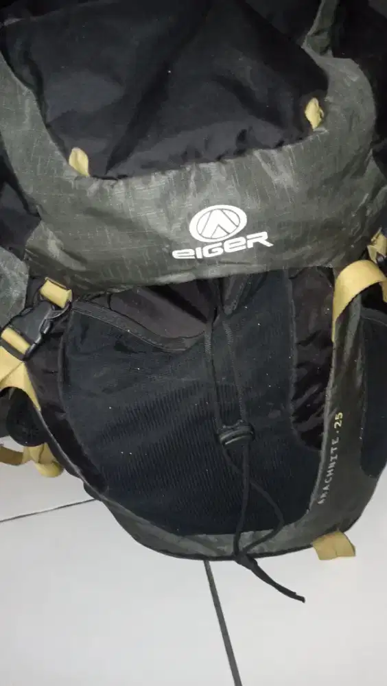 eiger size 25ltr,kondisi 80%,jual 300k