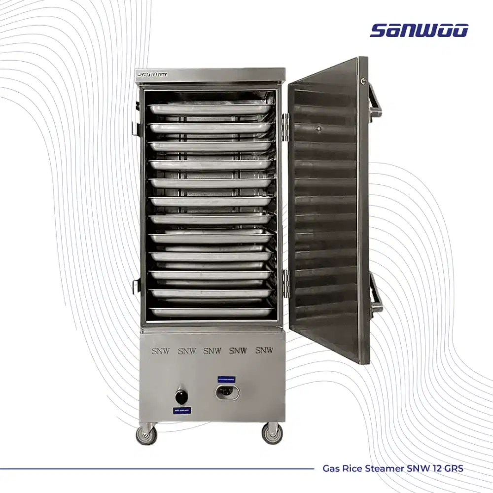 Gas Rice Steamer 12 tray