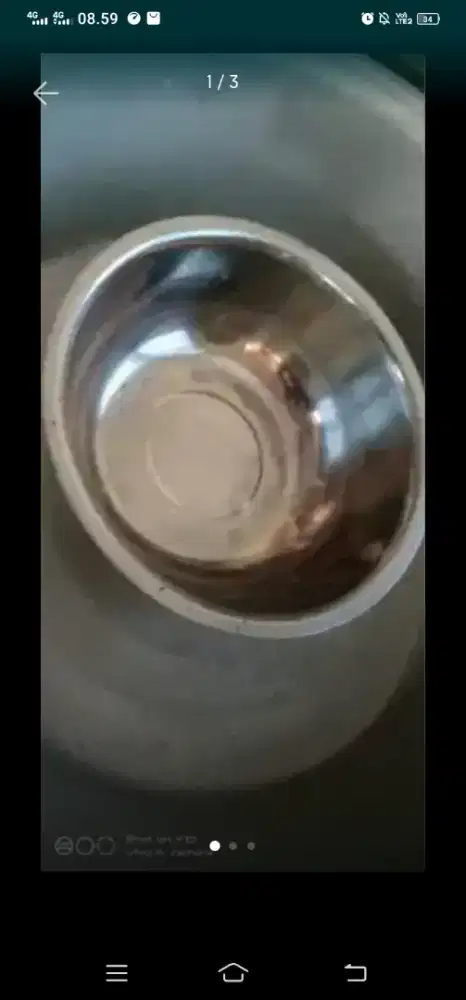 Dijual Baskom stainlis 25 cm