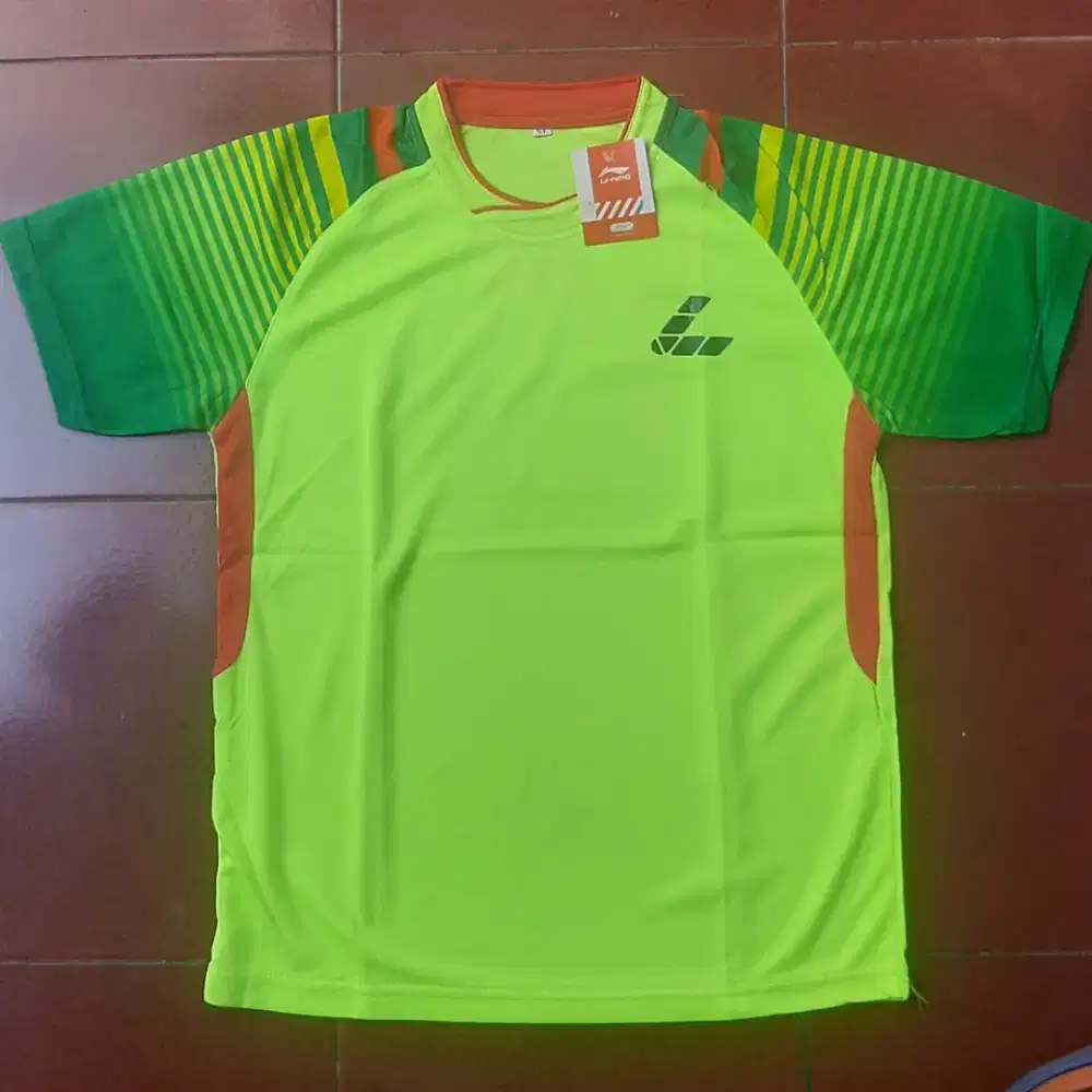 Jersey Badminton Lining Anak Anak Size XL (Premium)