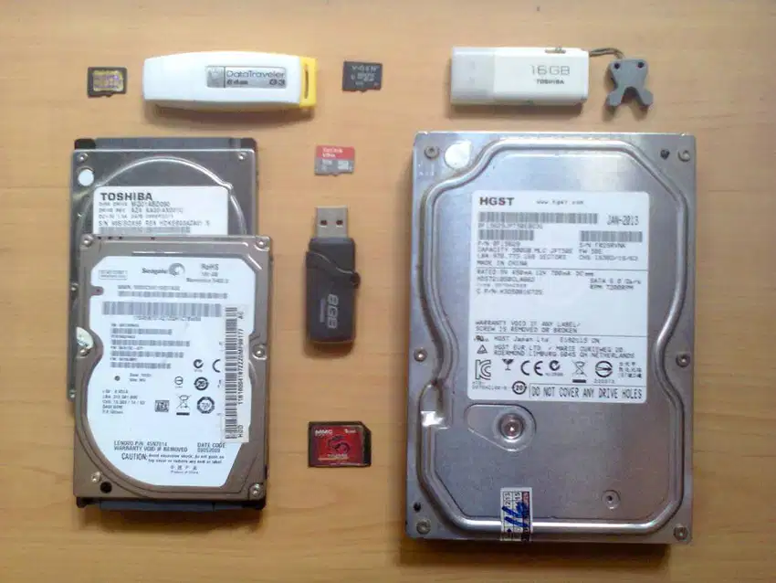 Hardisk internal dan hardisk eksternal data hilang