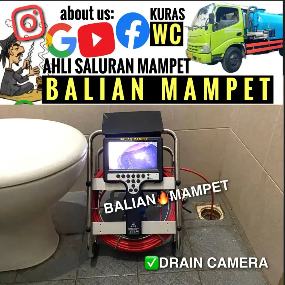 JASA MELANCARKAN & PERBAIKAN SALURAN MAMPET JASA TUKANG KURAS SEDOT WC