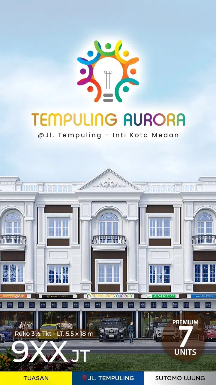 Dijual Ruko dikomplek tempuling aurora jalan tempuling