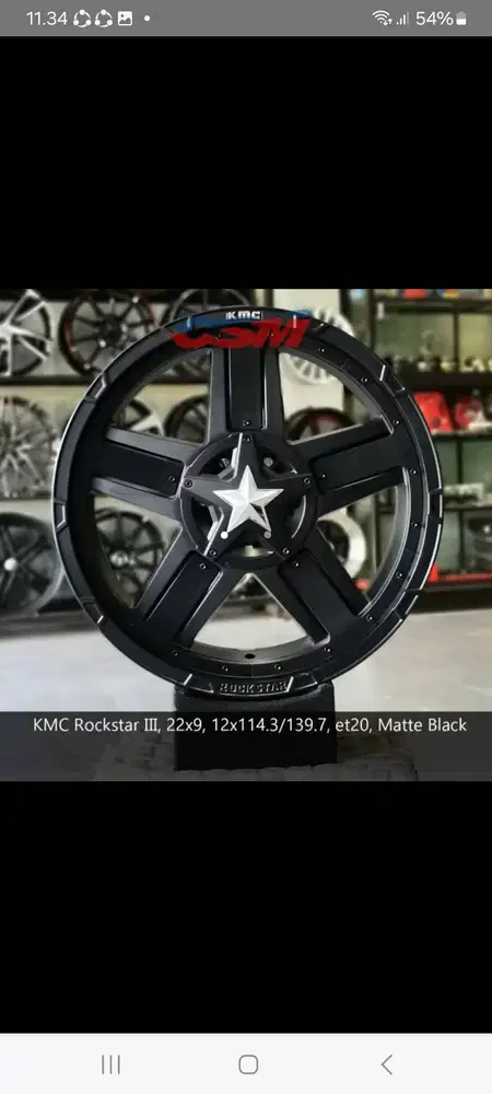 SALE!!! Velg KMC Rockstar III R22 for Pajero, Fortuner, LC80, LC300