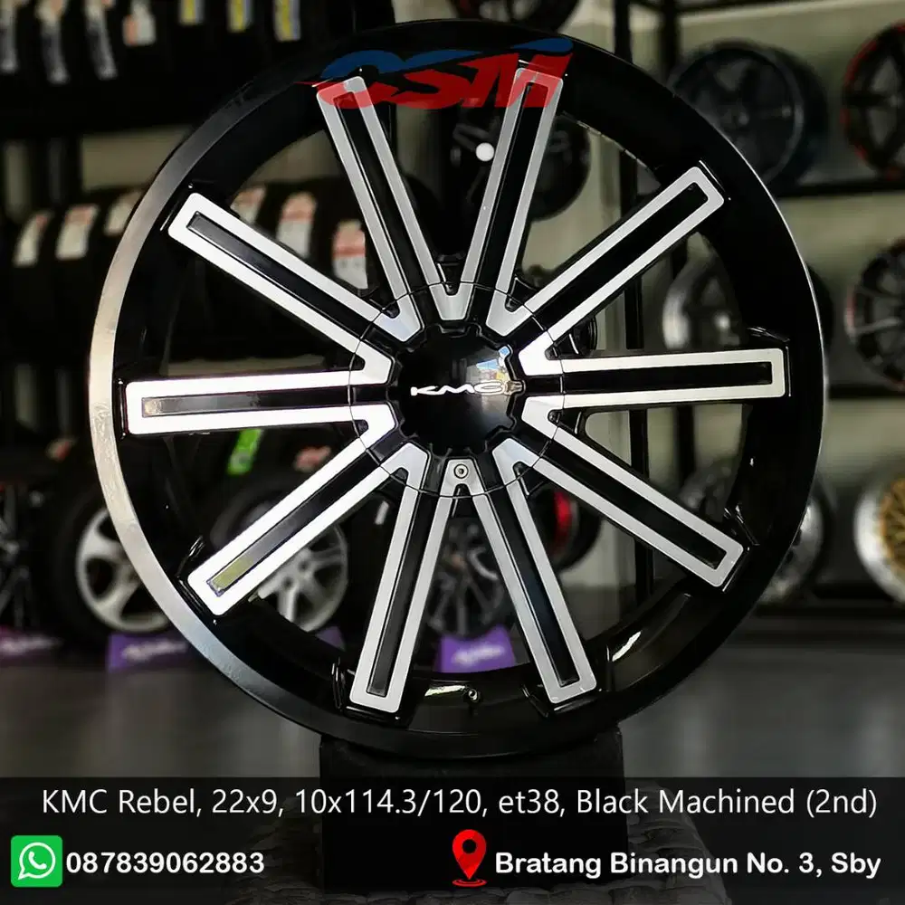 Sale!! Velg KMC Rebel R22 FOR CRV,X-Trail,BMW X5/6, Palisade, Alphard