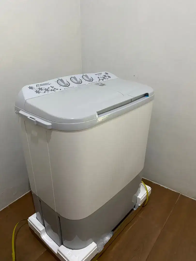 Mesin Cuci 2 Tabung Merk Sharp Tipe ES-T80MW