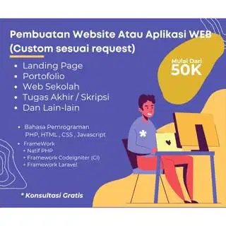 Pembuatan Website / Aplikasi Web (Custom)