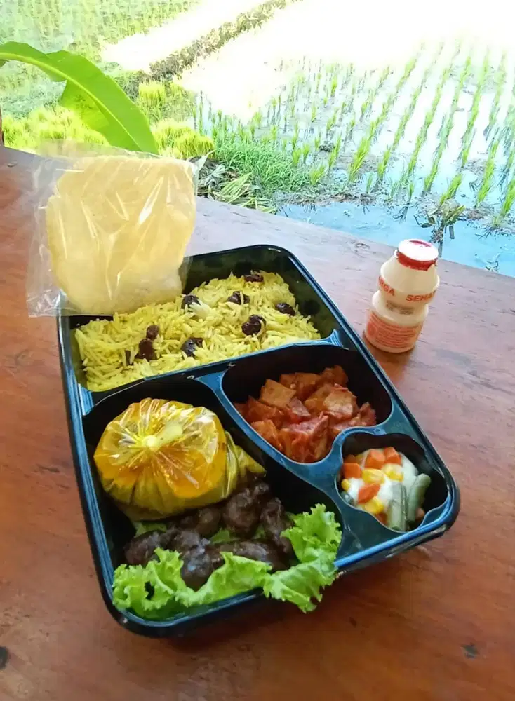 AQIQAH BOX BENTO NASI BRIYANI KEBULI BASMATI