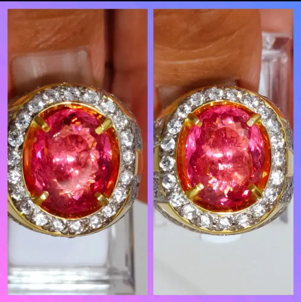 Natural Rubellite Tourmaline 5.06 Carats Sertipikat