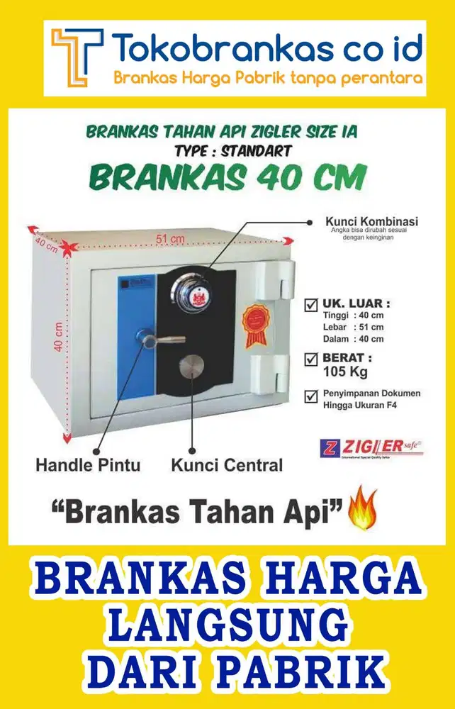 Brankas Brangkas Type 6 XCELL Lemari besi Safety Cash Box Garansi 5 Th