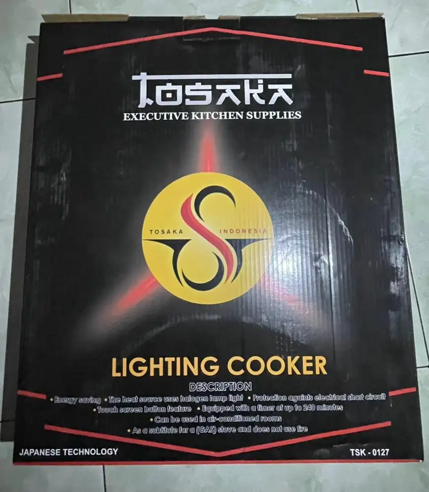 TERMURAH!!! NEW TOSAKA Kompor Halogen/Listrik/Lightning LOW WATT!