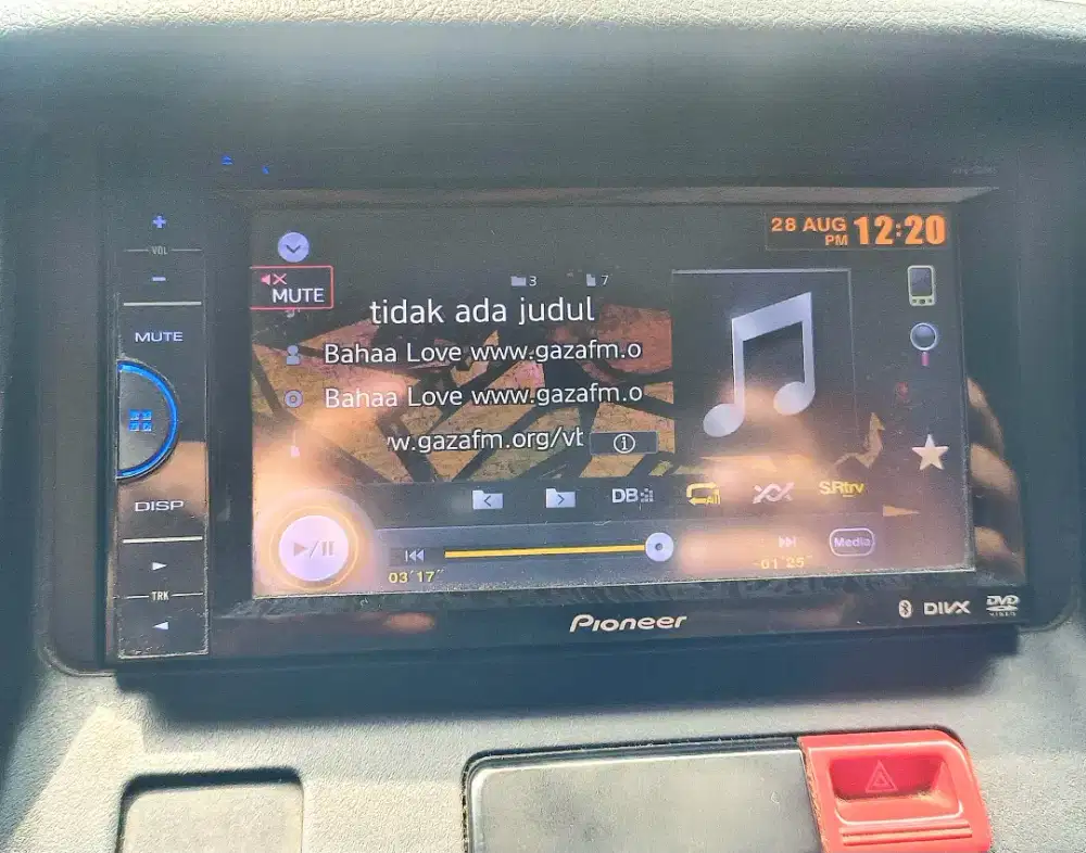 Head unit Pioneer AVH 265BT -Tape Doubel din