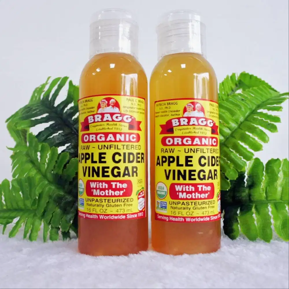 Cuka Apel Bragg Murni 100 ml Free Bubble Wrap EXP : 2028