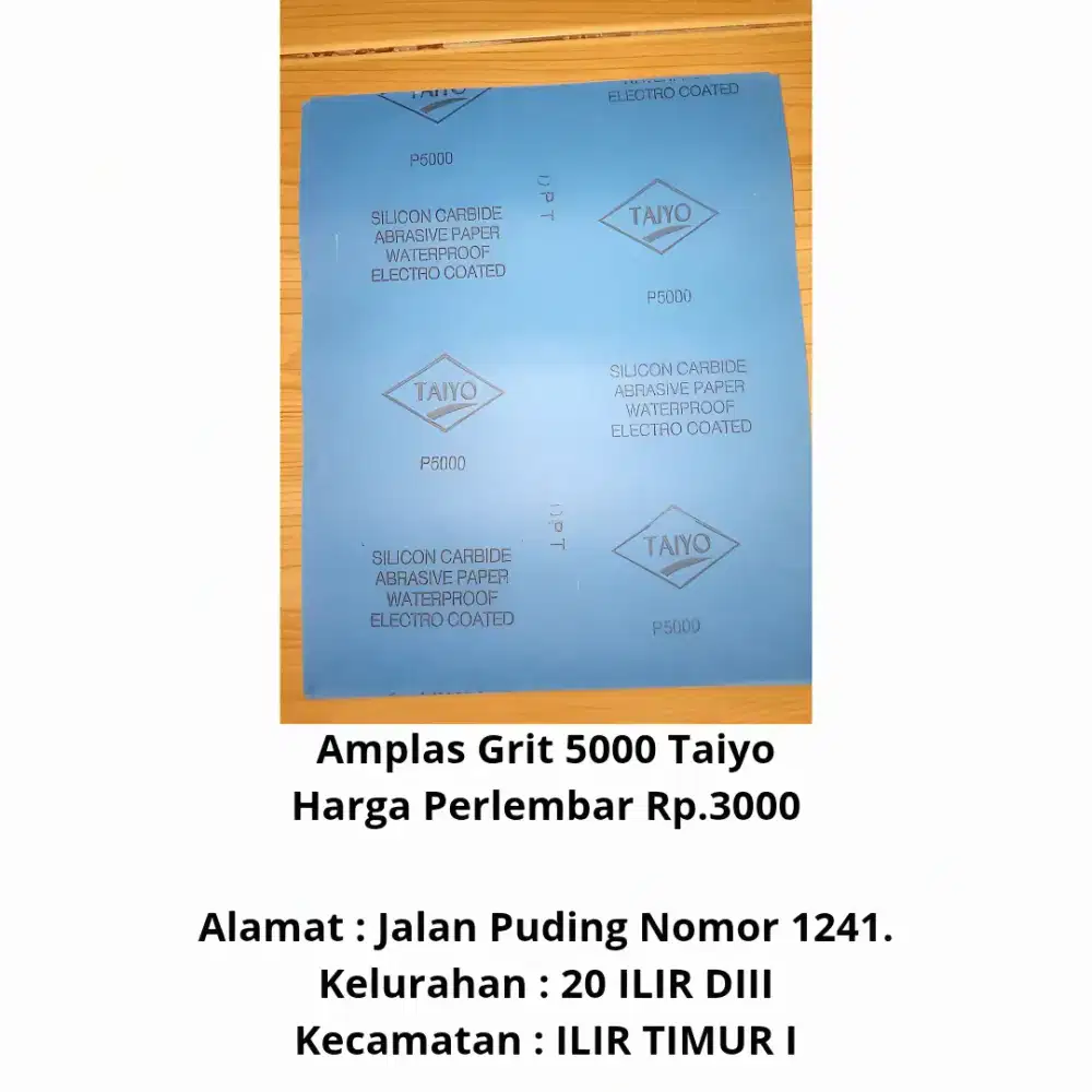 Amplas Grit 2000 dan 5000