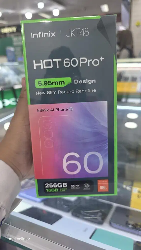 Infinix Hot 60 pro+ ram 8gb+8gb/256gb nfc baru segel bisa tt kredit