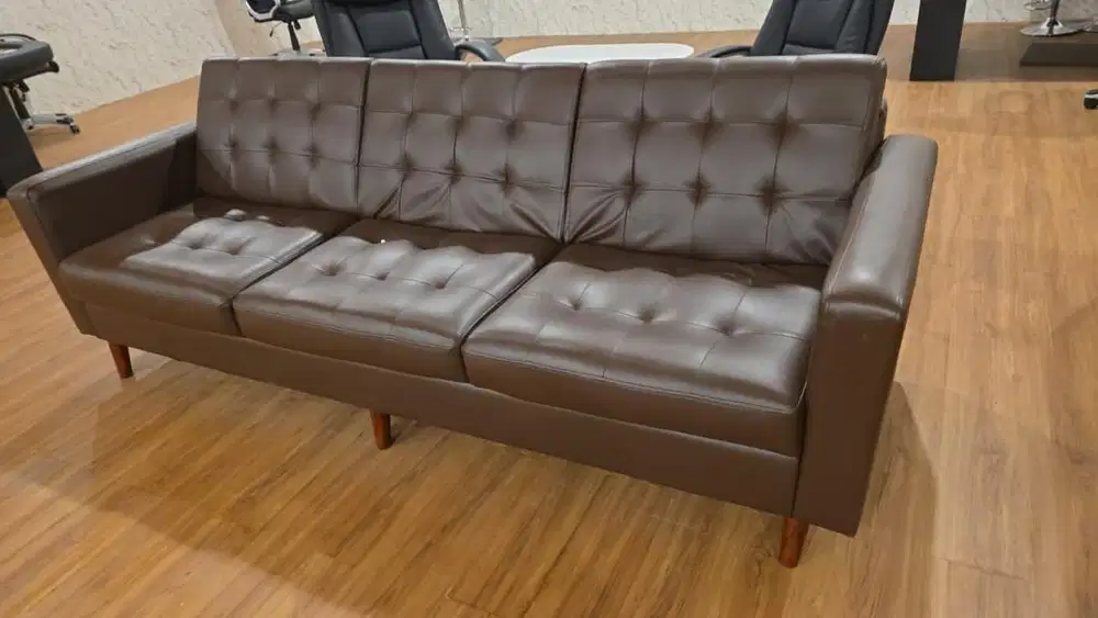 Sofa kulit 3 seater nyaman