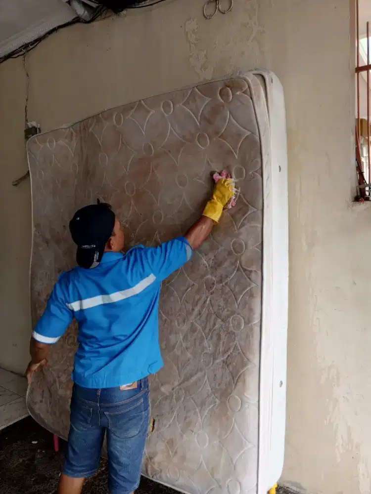 Jasa cuci kasur springbed sofa karpet jok mobil dll