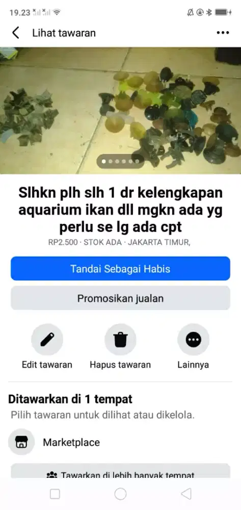Slhkn plh slh 1 dr kelengkapan aquarium ikan kond bgs mgkn ada yg bth