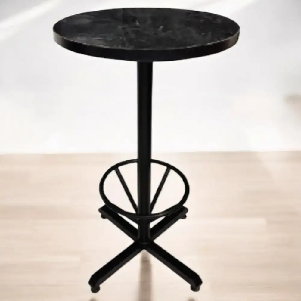 Meja cafe tinggi diameter 60