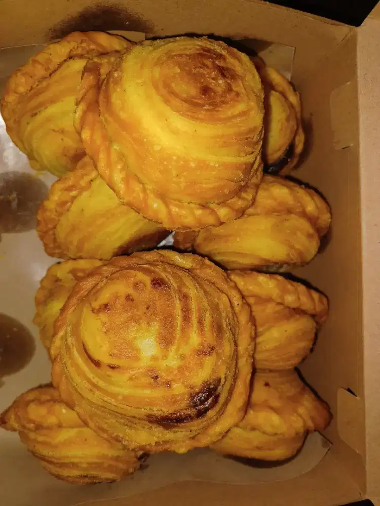 Home made curry puff