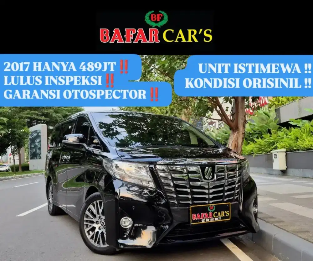 Alphard 2017 G Atpm Garansi