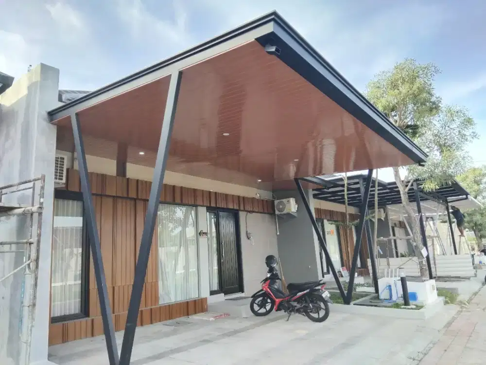 Kanopi plafon pvc Harga 650/m sudah terpasang