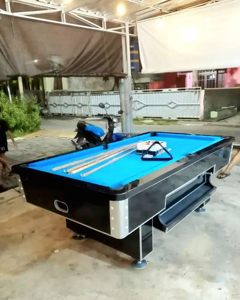 Meja billiard 7feet pakai koin cocok untuk rental biliar bilyar