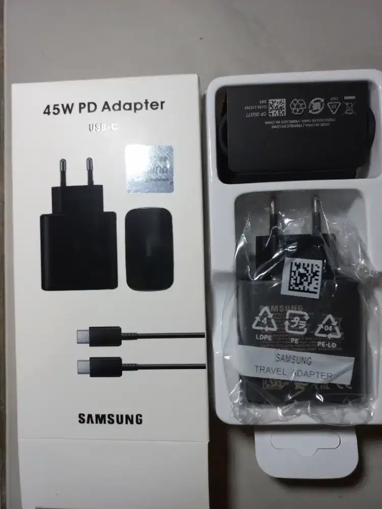 Charger samsung 45 watt fast carging type.c