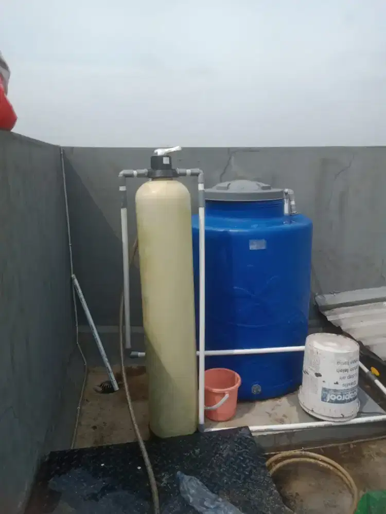 Isi media filter air (bonus cuci toren).
